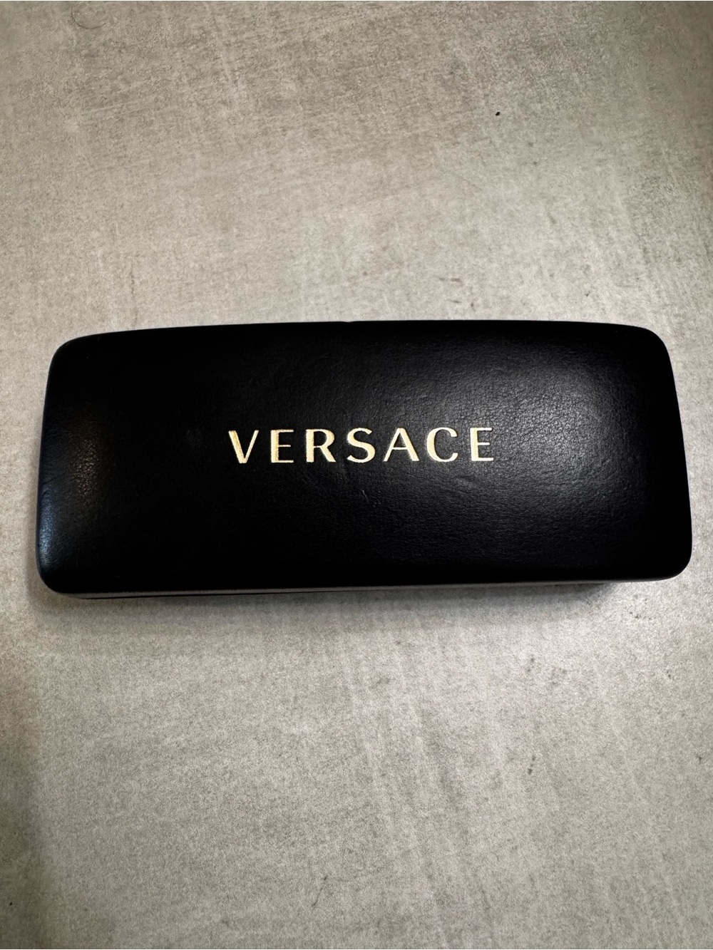 Versace Black and Gold Sunglasses Eyeglass Case